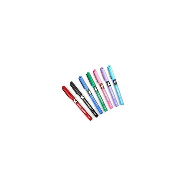 Pack 12 Lápices De Tinta Pilot V5 Hi-tecpoint Dark Red