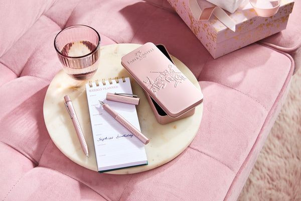 Lapicera Pluma Fuente Faber-Castell Grip - Pale Rose