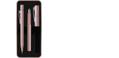 Lapicera Set Grip Faber-Castell Pale Rose Pluma + Boligrafo