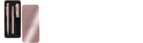 Lapicera Set Grip Faber-Castell Pale Rose Pluma + Boligrafo