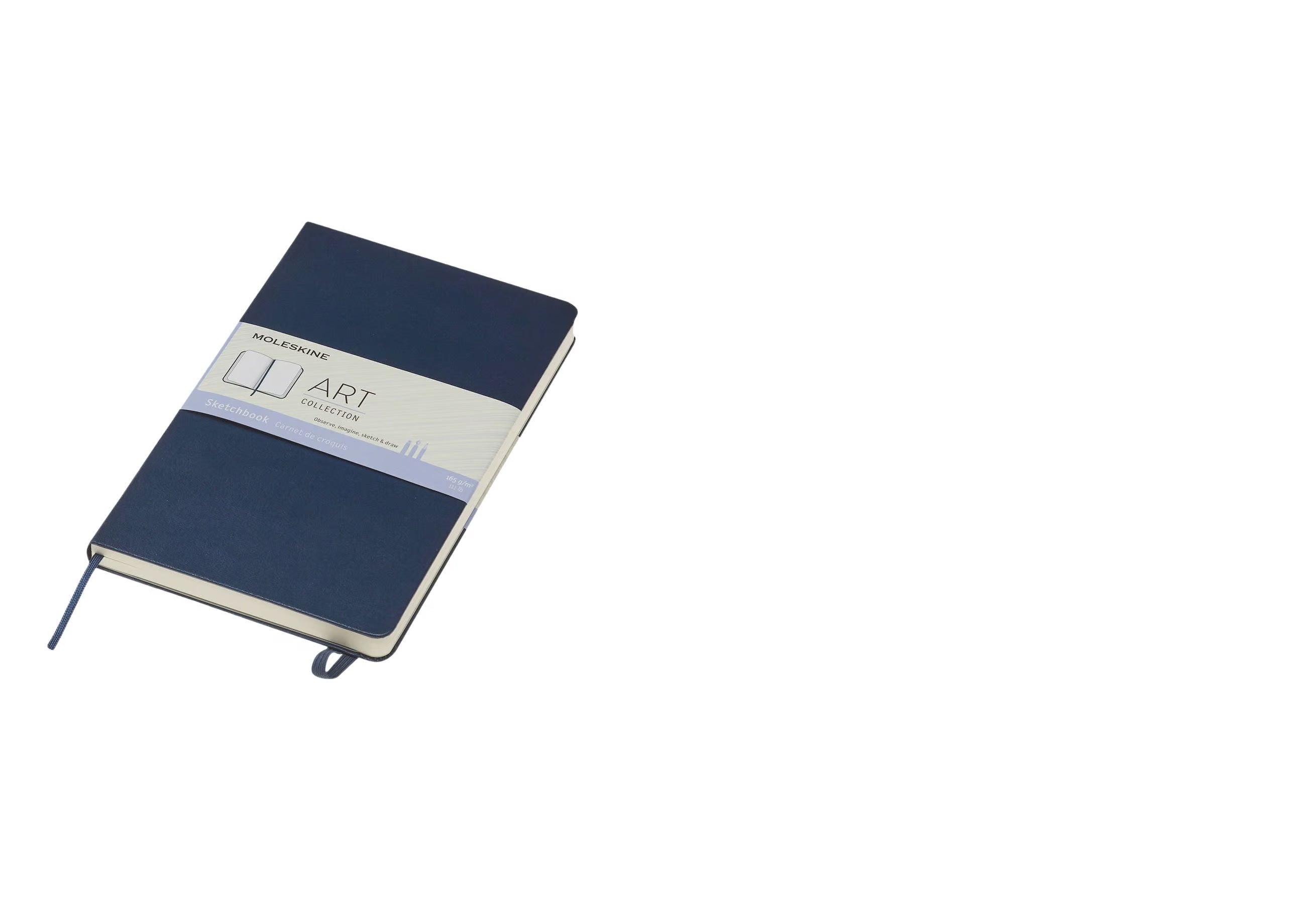 Moleskine Libreta Art Collection Tapa Dura Large Croquis Blue