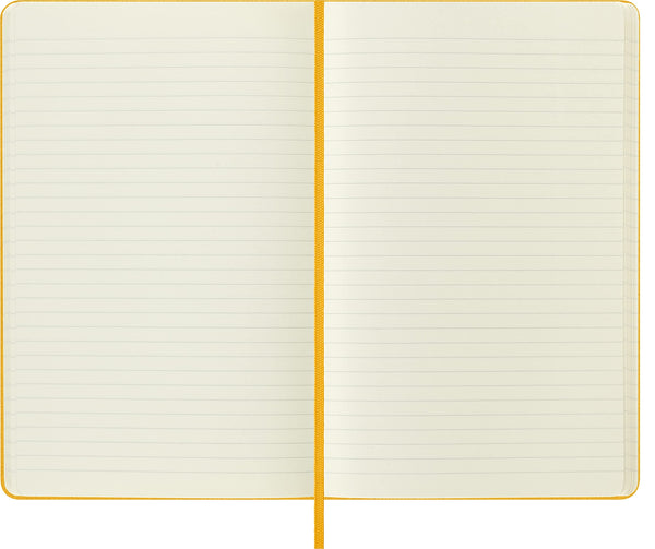 Moleskine Libreta Rayas Tapa Dura Large Classic Orange-Yellow Fabric