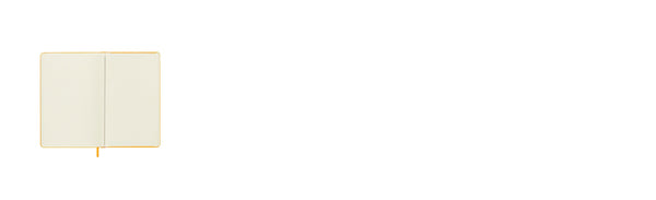 Moleskine Libreta Rayas Tapa Dura Large Classic Orange-Yellow Fabric