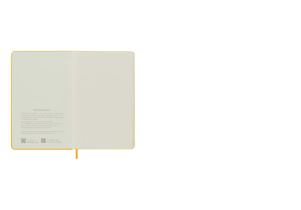 Moleskine Libreta Rayas Tapa Dura Large Classic Orange-Yellow Fabric