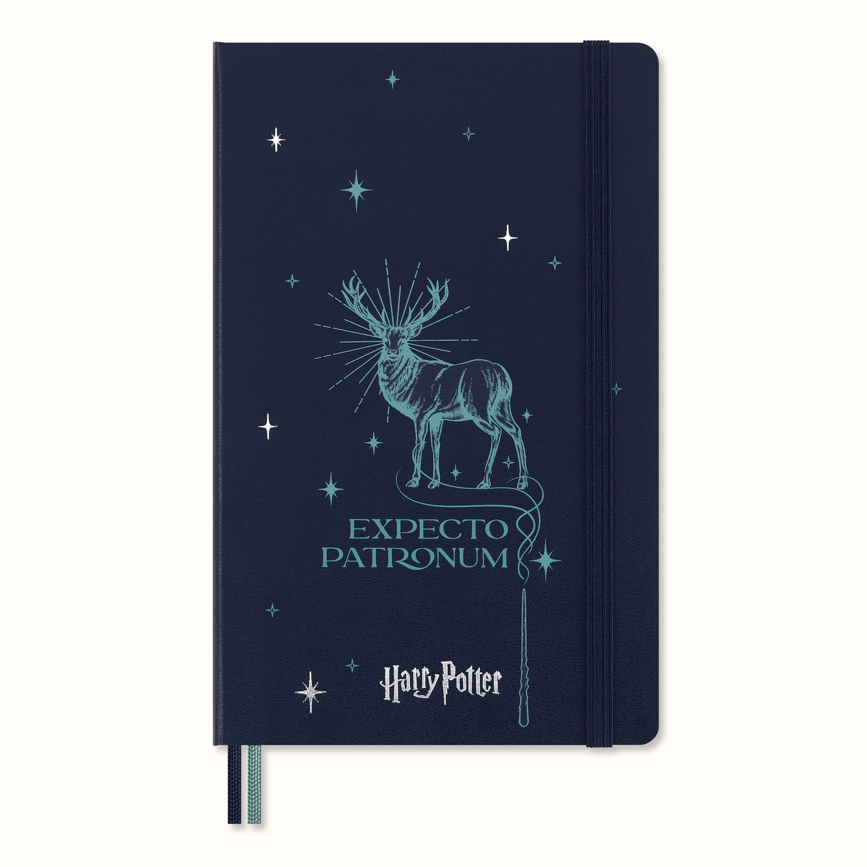 Moleskine Libreta Edic. Limit. Harry Potter Expecto Patronum Tapa Dura L Rayas