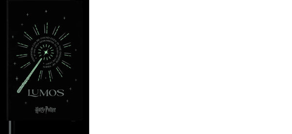 Moleskine Libreta Edic. Limit. Harry Potter Lumos Tapa Dura L Rayas