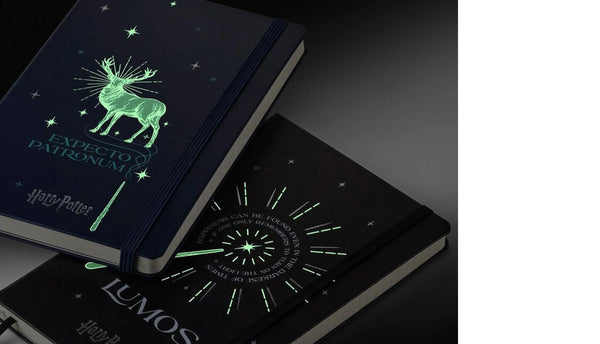 Moleskine Libreta Edic. Limit. Harry Potter Expecto Patronum Tapa Dura L Rayas
