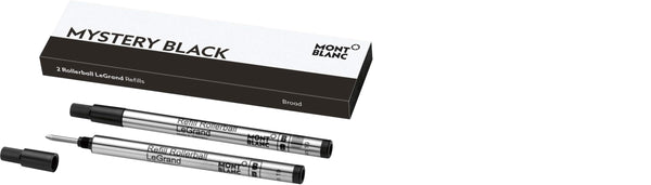 Tinta Set Repuesto Legrand Rollerball Montblanc (Broad) Mystery Black