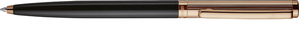 Boligrafo Otto Hutt Design 01 Guilloche Negro/Oro Rosado