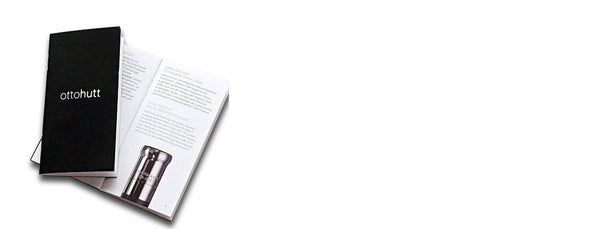 Boligrafo Otto Hutt Design 01 Guilloche Negro/Oro Rosado