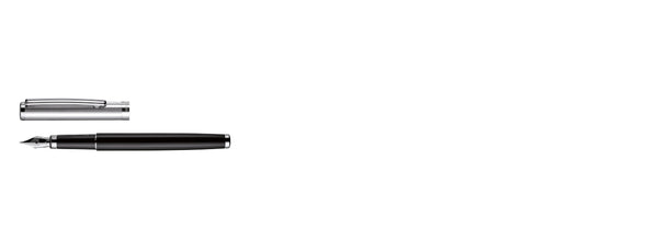 Pluma Fuente Otto Hutt Design01 Black Guilloche - Medium (M)