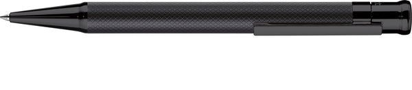 Boligrafo Otto Hutt Design04 Checked Guilloche Frosted Black PVD