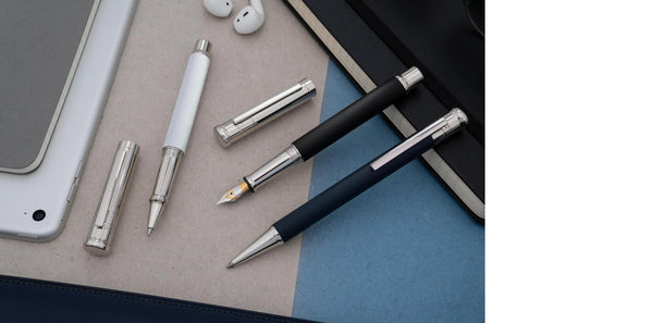 Pluma Fuente Otto Hutt Design04 Blue Glossy Shiny (M)