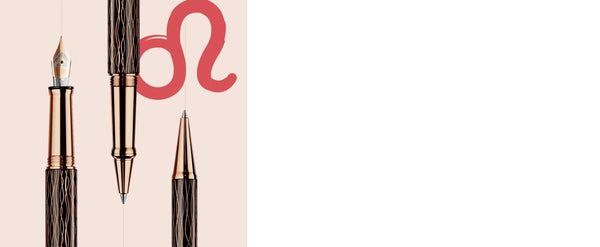 Boligrafo Otto Hutt Design04 Wave Guilloche Black Rosegold