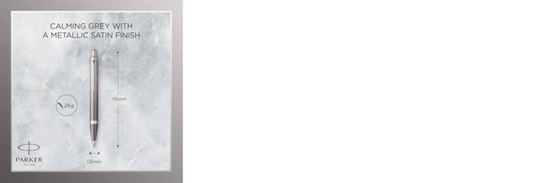 Lapicera Boligrafo Parker Im Writing Rituals Grey CT