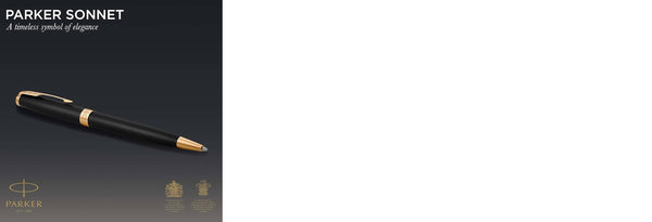 Lapicera Boligrafo Parker Sonnet Matte Black GT