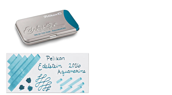 Tinta P/pluma Fuente Pelikan Edelstein Cartridges Aquamarine