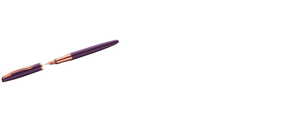 Pluma Fuente Pelikan Jazz Noble Elegance Violet RGold Medium (M)