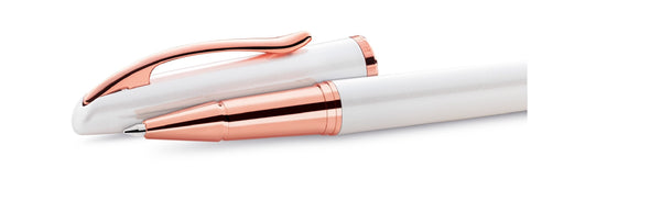 Rollerball Pelikan Jazz Noble Elegance White Pearl RGold