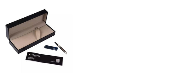 Pluma Fuente Sheaffer 100 Shinny Dark Grey Gunmetal PVD Medium (M)