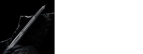 Pluma Fuente Sheaffer 100 Shinny Dark Grey Gunmetal PVD Medium (M)