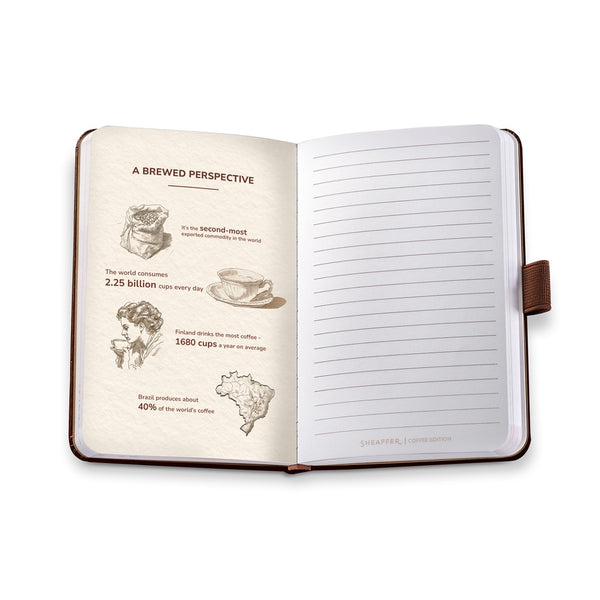 Lapicera Set Sheaffer Boligrafo 100 Coffee Edition PVD + Libreta A6