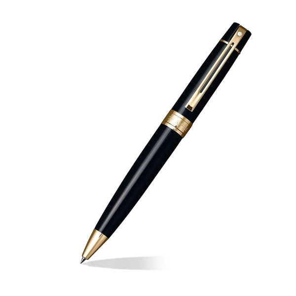 Lapicera Set Sheaffer Boligrafo 300 Glossy Black GT + Estuche