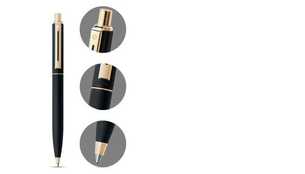 Lapicera Bolígrafo Sheaffer Sentinel Black With Gold Trim Gt