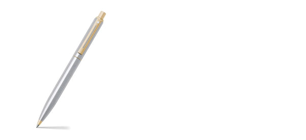 Lapicera Bolígrafo Sheaffer Sentinel Chrome With Gold Trim Gt
