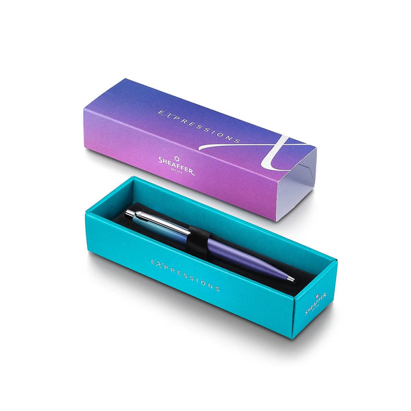 Lapicera Bolígrafo Sheaffer Vfm Blue Purple Pearlised Gradient CT