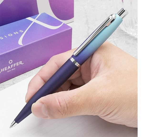 Lapicera Bolígrafo Sheaffer Vfm Blue Purple Pearlised Gradient CT