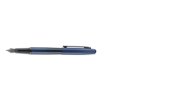 Lapicera Pluma Fuente Sheaffer Vfm Matte Blue PVD Medium (M)