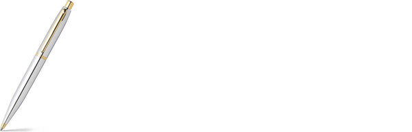 Lapicera Set Sheaffer Boligrafo Chrome GT + Libreta A6