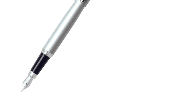 Lapicera Pluma Fuente Sheaffer Vfm Matte Silver Ct - Medium