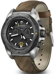 Reloj Victorinox INOX Chrono Leather Strap Black 43mm 241988.1