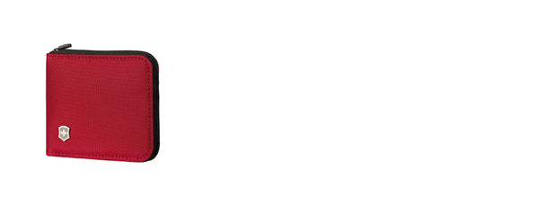 Billetera Victorinox Zip-around Rfid Red Nylon 611970