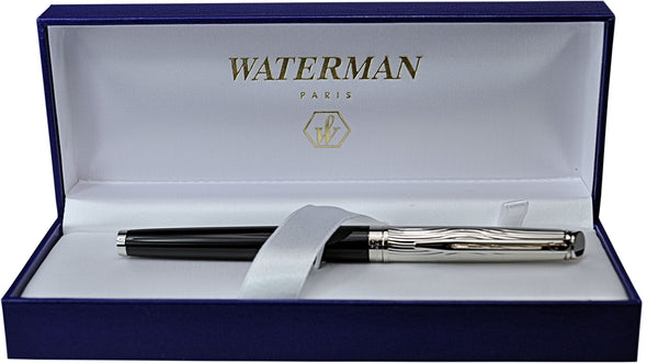 Lapicera Pluma Fuente Waterman Hemisphere Deluxe Black Ct (M)