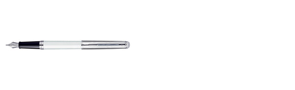 Lapicera Pluma Fuente Waterman Hemisphere Deluxe Silk White Ct