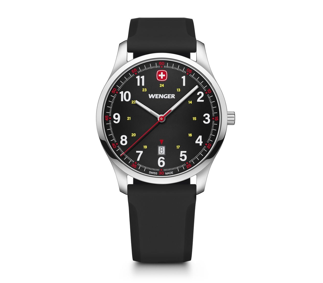 Reloj Wenger Sport City Black Cuarzo Silicone 01.1441.129