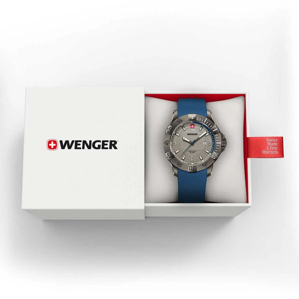 Reloj Wenger Seaforce Silicone Strap Blue 01.0641.142