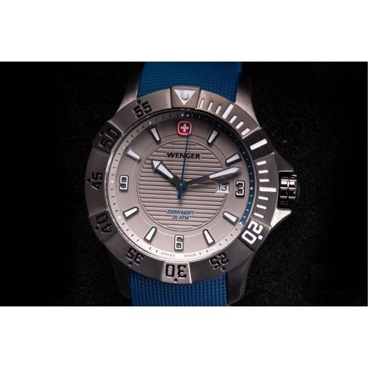 Reloj Wenger Seaforce Silicone Strap Blue 01.0641.142
