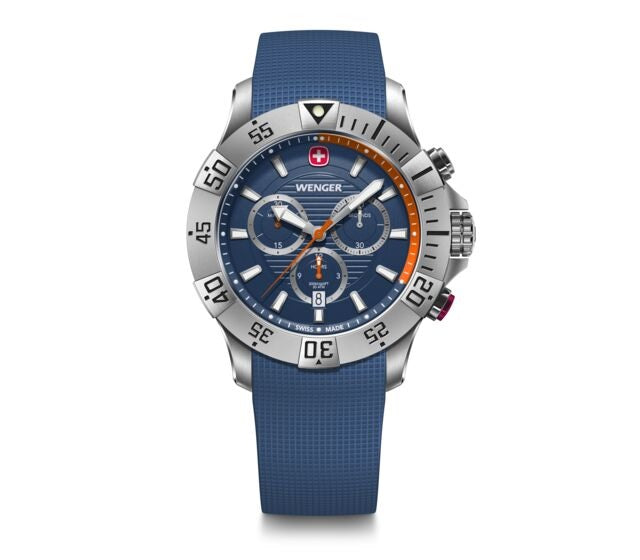 Reloj Wenger Seaforce Silicone Strap Chrono Blue 01.0643.124