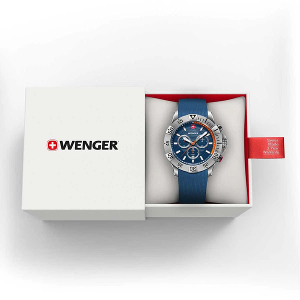 Reloj Wenger Seaforce Silicone Strap Chrono Blue 01.0643.124