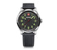 Reloj Wenger Terragraph Black Leather Strap Black 01.0541.121