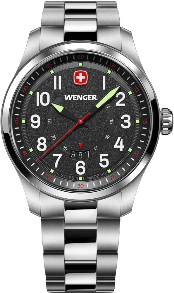 Reloj Wenger Terragraph SS Strap Black 01.0541.122