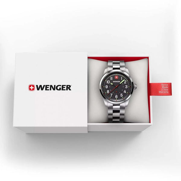 Reloj Wenger Terragraph SS Strap Black 01.0541.122