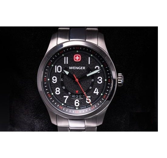 Reloj Wenger Terragraph SS Strap Black 01.0541.122