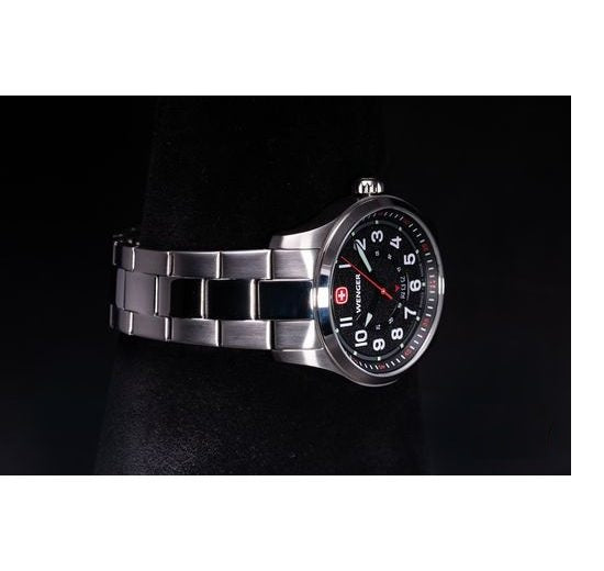Reloj Wenger Terragraph SS Strap Black 01.0541.122