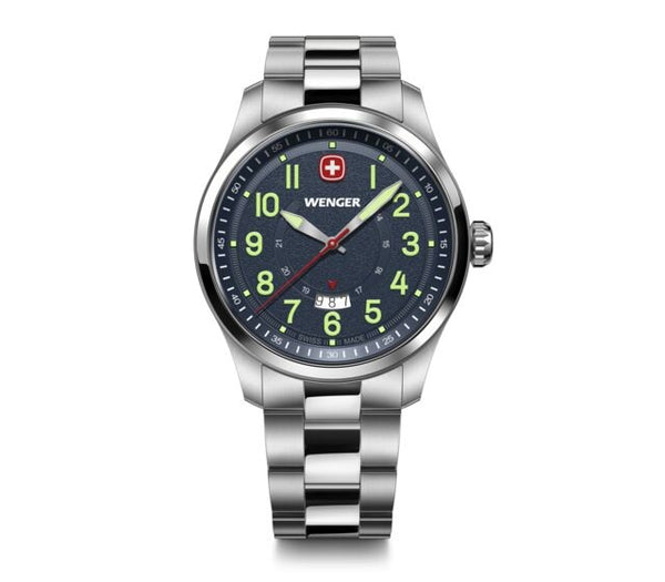 Reloj Wenger Terragraph SS Strap Blue 01.0541.123