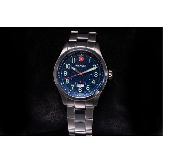 Reloj Wenger Terragraph SS Strap Blue 01.0541.123